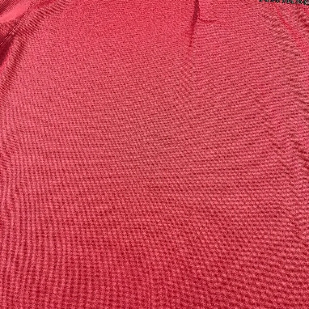 Nike Polo Shirt Mens Large Red Kwikset Logo Golf Travel Work‎ Carpenter Handyman
